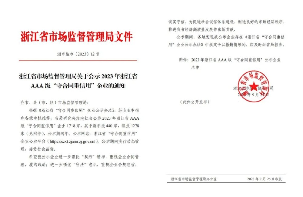 OD平台-OD（中国）
喜获AAA级“守合同重信用”企业荣誉称号